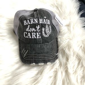 Katydid “barn hair don’t care” hat